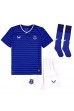 Everton Thierno Barry #11 Jalkapallovaatteet Lasten Kotipeliasu 2025-26 Lyhythihainen (+ Lyhyet housut)